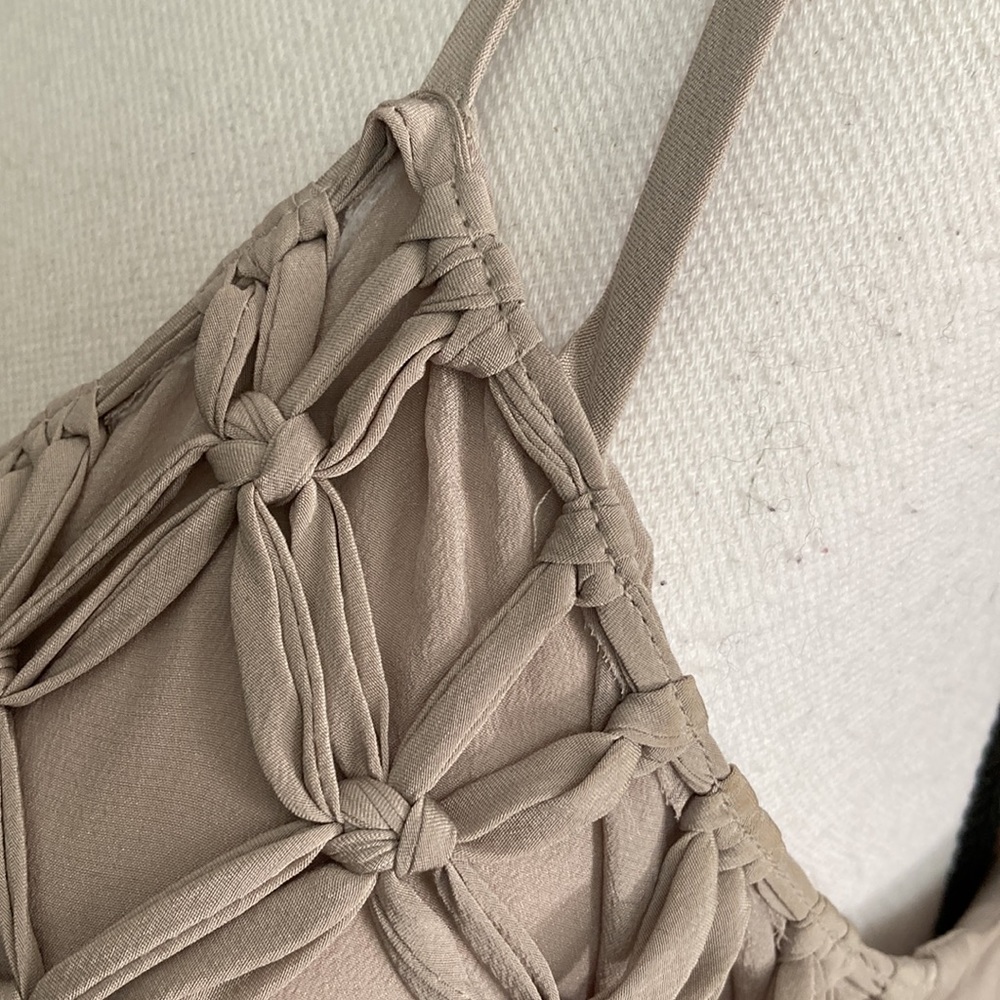 Madison Marcus Front Overlay Knot Silk Dress - Picture 7 of 12